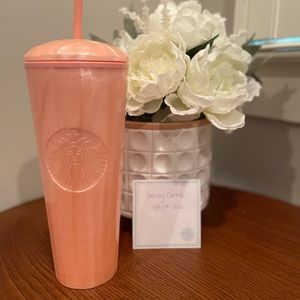 NWT Starbucks Summer 2021 Pink Dome Tumbler